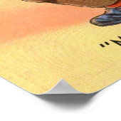 Bier Drinking Man Bar Taverne Vintag Poster (Ecke)