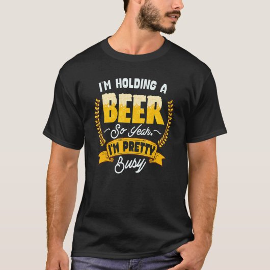 Bier Drinks für Männer Beer Drinker 1 T-Shirt (Vorderseite)
