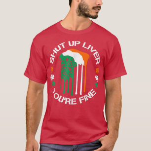 Bier Drinks in der Leber Sie sind fein St Patric T-Shirt