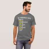 Bier Drinks Perfect Day Thirt Party T-Shirt (Vorne ganz)