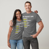 Bier Drinks Perfect Day Thirt Party T-Shirt (Unisex)