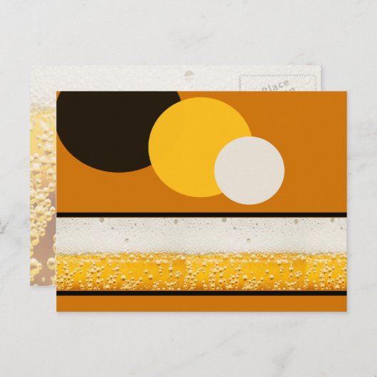 Bier-Efferenz Postkarte (Vorne/Hinten)