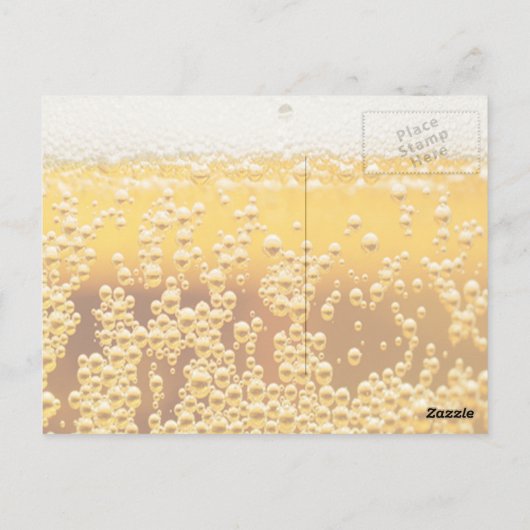 Bier-Efferenz Postkarte (Rückseite)