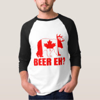 BIER EH?  Lustige Bärn-Rotwild-Kanadier-Flagge