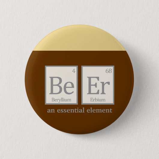 Bier, ein wesentliches Element Button (Vorderseite)
