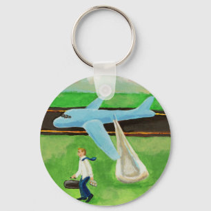 Bier, eine große Folie und meine Würde - das Flugz Schlüsselanhänger