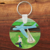 Bier, eine große Folie und meine Würde - das Flugz Schlüsselanhänger (Vorderseite)