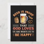 Bier Einladung (Rückseite)