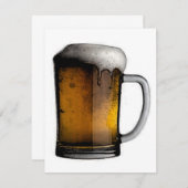 Bier-Einladung Einladung (Vorne/Hinten)