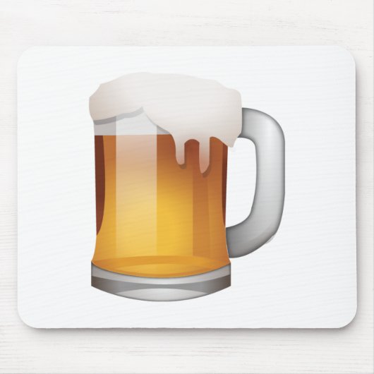 Bier - Emoji Mousepad (Vorne)