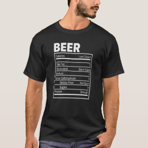 Bier ernährungsphysiologische Inhaltsstoffe, Witzi T-Shirt