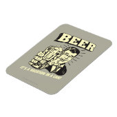 Bier: Es ist ein Urlaub in Can Magnet (Linke Seite)