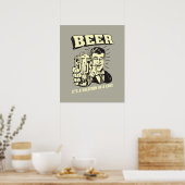 Bier: Es ist ein Urlaub in Can Poster (Küche)