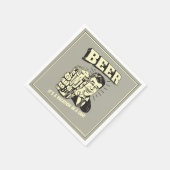 Bier: Es ist ein Urlaub in Can Serviette (Ecke)