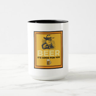BIER. ES IST GUT FÜR SIE. TASSE