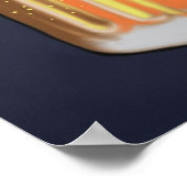 Bier Es ist, was wir trinken II Print Poster (Ecke)