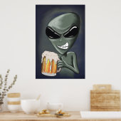 Bier Es ist, was wir trinken II Print Poster (Küche)