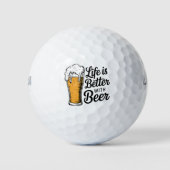 Bier feiern golfball (Vorderseite)