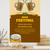 Bier Festival Custom Poster (Küche)