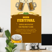 Bier Festival Custom Poster (Heimbüro)