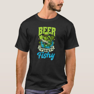Bier Fischig Fisch St. Patricks Angeln T-Shirt