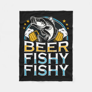 Bier Fischig Fischig Fischig Angler Liebhaber Fisc Fleecedecke