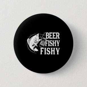 Bier Fischig Fischig Lustiges Fischen Button
