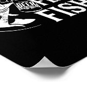 Bier Fischig Fischig Lustiges Fischen Poster (Ecke)