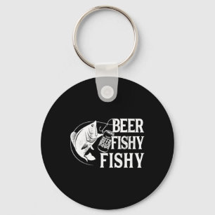 Bier Fischig Fischig Lustiges Fischen Schlüsselanhänger
