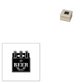 Bier Flaschen Six Pack Gummistempel (Stempel)