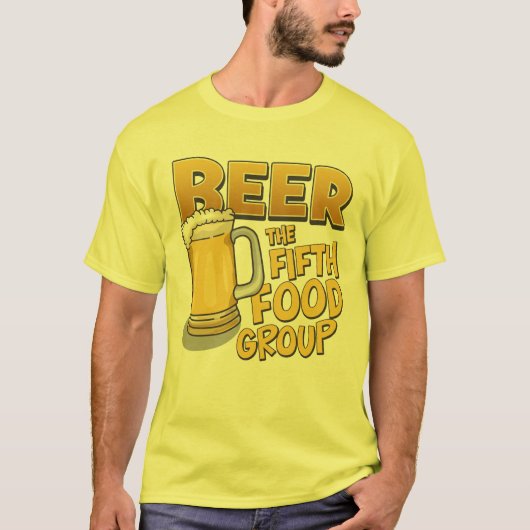 Bier: Fünfte Lebensmittelgruppe - T - Shirt und Ge (Vorderseite)