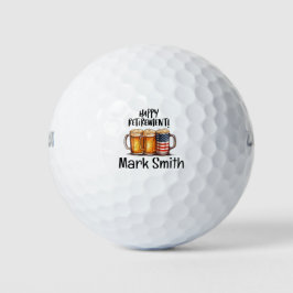Bier für das Ruhestand Golfball