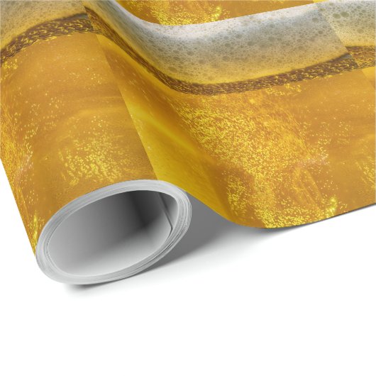 Bier Galaxy a Celestie Quenching Foam Geschenkpapier (Rolleneckpunkt)