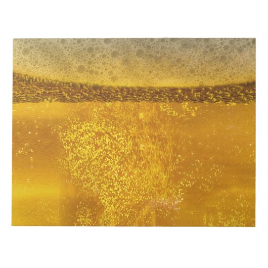 Bier Galaxy a Celestie Quenching Foam Notizblock (Vorderseite)