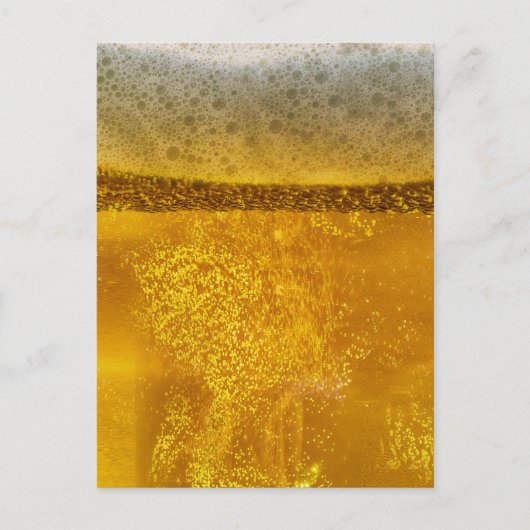 Bier Galaxy a Celestie Quenching Foam Postkarte (Vorderseite)
