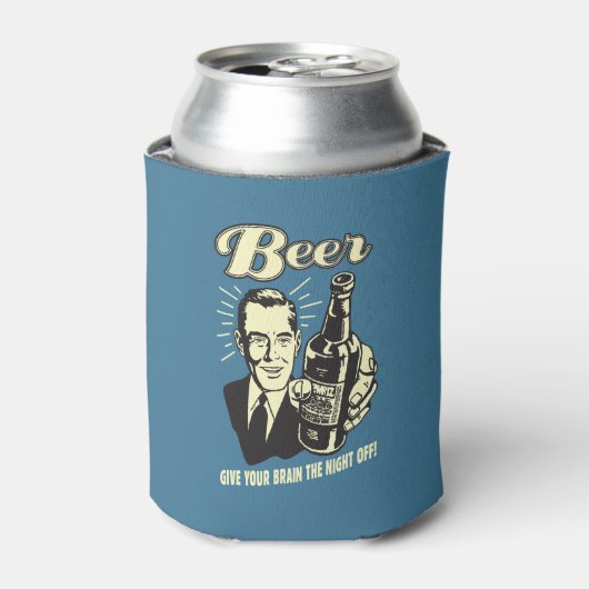 Bier: Geben Sie Ihrem Gehirn die Nacht ab Dosenkühler (Kanne Vorderseite)