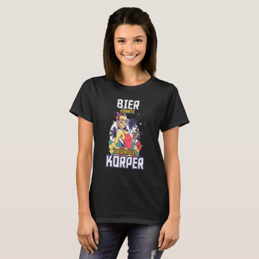 Bier geformt diese schöne Body Beer Drinker Malle T-Shirt (Vorne ganz)