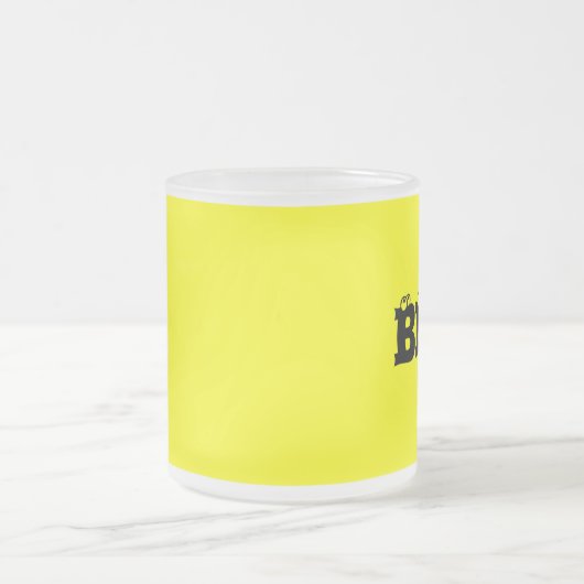 BIER-GESCHENK MATTGLASTASSE (Mittel)