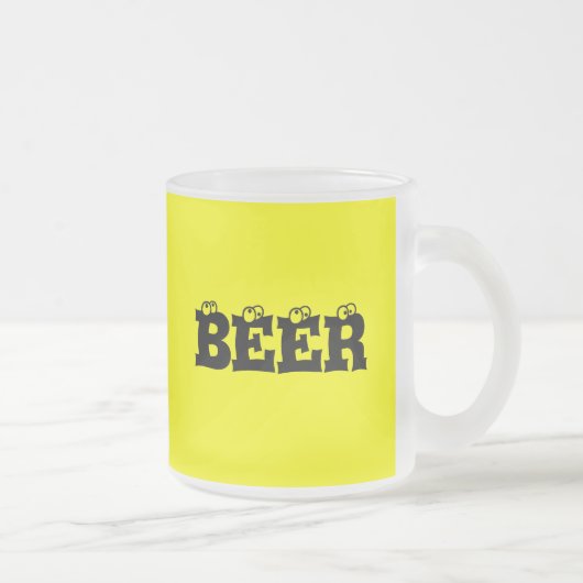BIER-GESCHENK MATTGLASTASSE (Rechts)