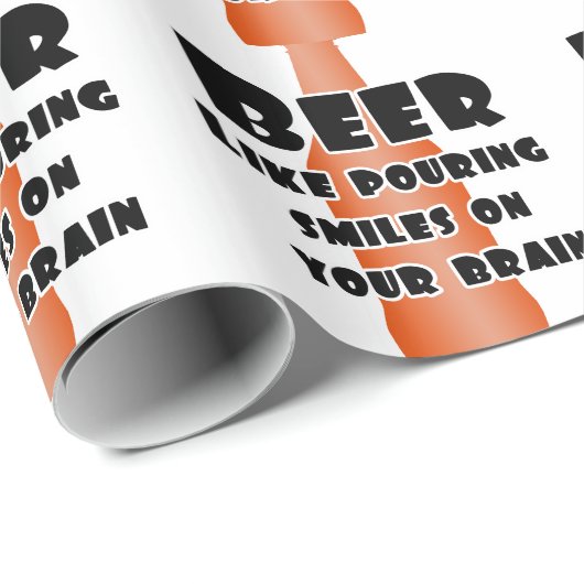 Bier Geschenkpapier (Rolleneckpunkt)