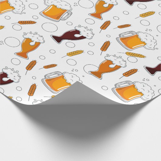 Bier Geschenkpapier (Ecke)