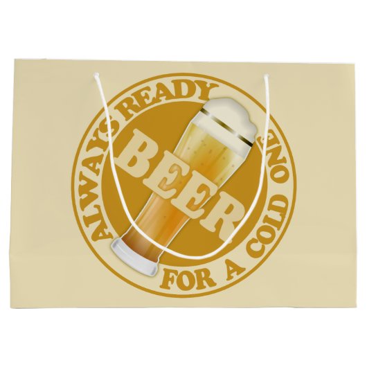 Bier-Geschenktüten Große Geschenktüte (Rückseite)