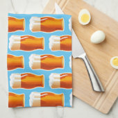 Bier Geschirrtuch (Viertel Falte)