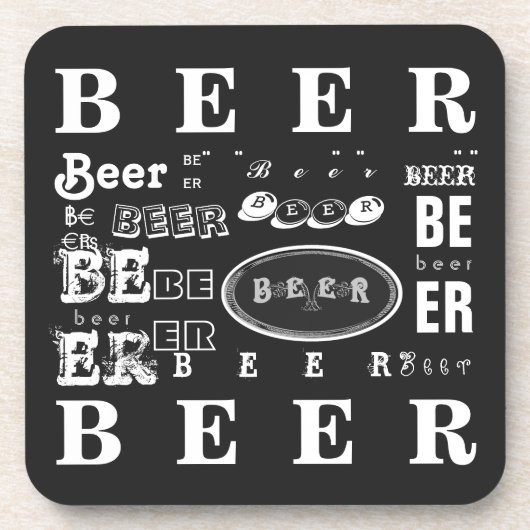 Bier Getränkeuntersetzer (Vorderseite)