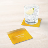 BIER-Gewohnheits-Untersetzer Rechteckiger Pappuntersetzer (Vor Ort)