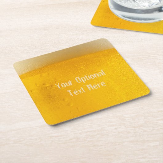 BIER-Gewohnheits-Untersetzer Rechteckiger Pappuntersetzer (angewinkelt)