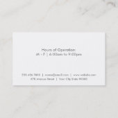 Bier Glas 2 Visitenkarte (Rückseite)