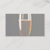 Bier-Glas-Blasen Visitenkarte (Rückseite)