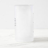 Bier-Glas-… einzigartige Trauzeuge-Geschenke Mattglas Bierglas (Mittel)