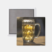 Bier-Glas-Getränk nah, Indien Magnet (Vorderseite/Rückseite)